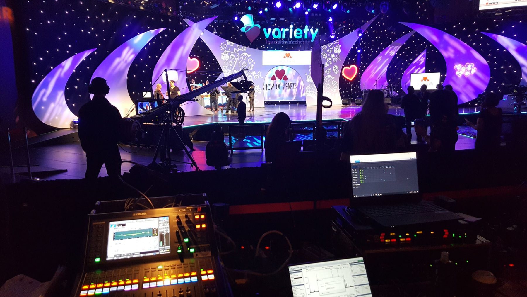 Variety "Show of Hearts" Telethon Audio Visual Rentals Proshow